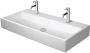 Duravit Vero Air wastafel geslepen met 2x1 kraangat zonder overloop met WonderGliss inclusief bevestiging 100 x 47 cm wit - Thumbnail 1