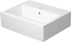 Duravit Vero Air (meubel) fontein zonder kraangat met overloop 45x35cm wit 724450060