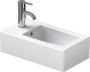 Duravit Vero fontein 25x45 cm. met overloop wit 0702250000 - Thumbnail 1