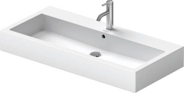 Duravit Vero Meubelwastafel 1 Kraangat 100x47x17.5 cm Rechthoek Keramiek Glanzend Wit