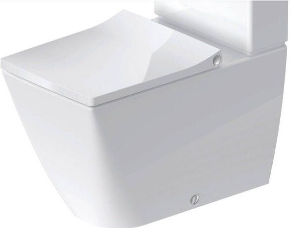 Duravit Viu duoblokpot diepspoel spoelrandloos vario 35x65cm zonder reservoir incl. bevestiging wit 02191090000