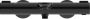 Duravit Wave Badthermostaat omstel koppelingen HOH=15cm zwart mat WA5220000046 - Thumbnail 1