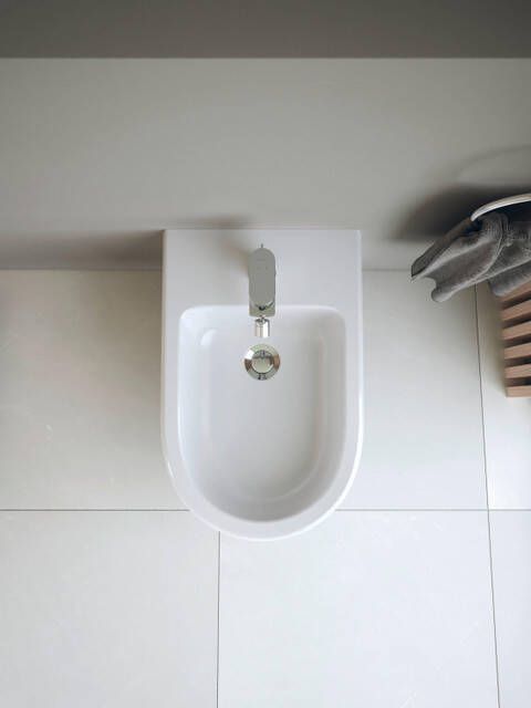 Duravit Wave Bidetmengkraan eengreeps voorsprong 12.8cm chroom hoogglans wa2400001010