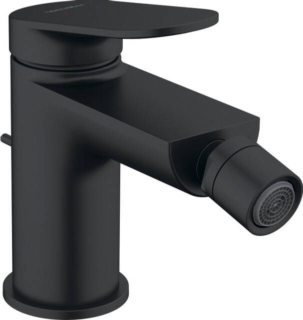 Duravit Wave Bidetmengkraan eengreeps voorsprong 12.8cm zwart mat wa2400001046