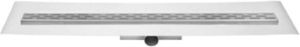 Easy Drain Compact 30 FF douchegoot enkele plaat met zijuitloop 6x110cm RVS EDCOMFF110030