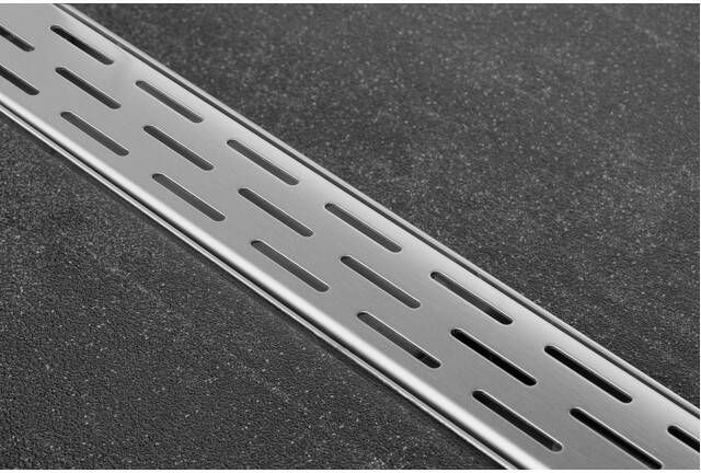EASYDRAIN Easy Drain Compact RVS douchegoot LxB= 1000x60mm rechthoekig met RVS rooster schuifeind horizontaal 50mm met sifon - Foto 4