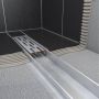 EASYDRAIN Easy Drain Compact RVS douchegoot LxB= 1000x60mm rechthoekig met RVS rooster schuifeind horizontaal 50mm met sifon - Thumbnail 5