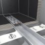 EASYDRAIN Easy Drain Compact RVS douchegoot LxB= 900x60mm rechthoekig met RVS rooster schuifeind horizontaal 40mm met sifon - Thumbnail 2