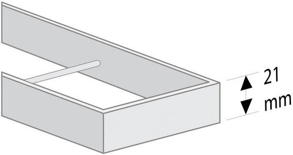 Easy Drain Compact taf verlaagd douchegoot rooster 120cm zero voor tegeldikte 3 13 mm rvs MTAFLAAG-1200-Z