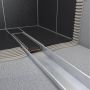 EASYDRAIN Easy Drain Compact RVS douchegoot LxB= 1000x60mm rechthoekig met RVS rooster voor tegels schuifeind horizontaal 40mm met sifon - Thumbnail 4