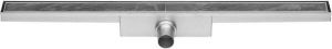 EASYDRAIN Easy Drain Compact RVS douchegoot LxB= 1000x60mm rechthoekig met RVS rooster voor tegels schuifeind horizontaal 40mm met sifon