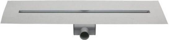 Easy Drain Easydrain Xs taf douchegoot 120cm met rooster z1 waterslot 50mm rvs geborsteld XSTAF1200Z1M