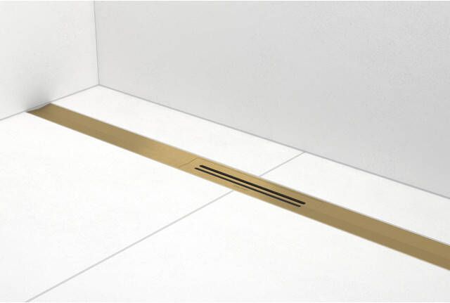 Easy Drain R-line Clean Color douchegoot 100cm brushed brass rlced1000bbs