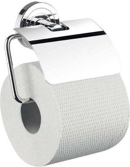 Emco Polo toiletrolhouder met klep 6 3 x 13 2 x 10 8 cm chroom