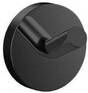 Emco Round Handdoekhaak 4x4cm enkel zwart 437513300