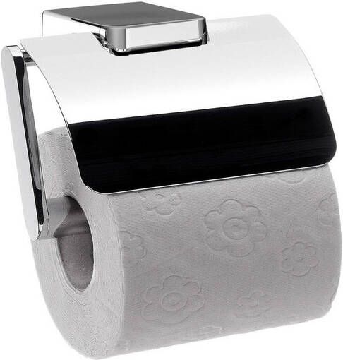 Emco Trend toiletrolhouder met klep 8 7 x 12 4 x 11 cm chroom