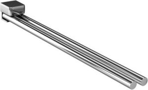Emco Trend 2-lids handdoekhouder draaibaar 45 cm. Chroom