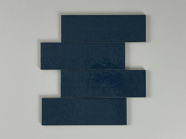 Equipe Ceramicas Equipe Cerámicas Kalma wandtegel 6x18.6cm Deep Blue glans (blauw) SW07314815-1