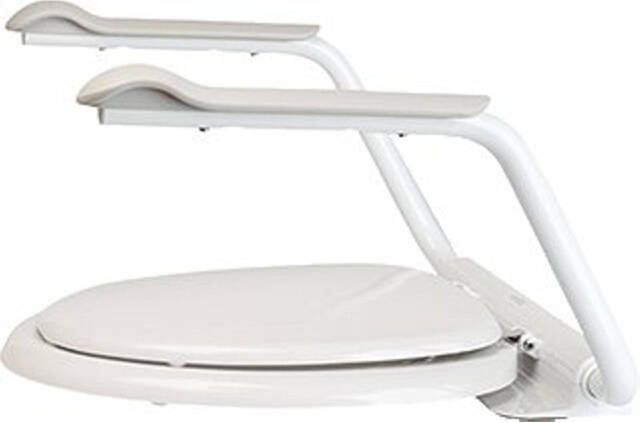 Etac Toiletzitting met Armsteunen Supporter 60x41 5 cm Wit (draagvermogen tot 150 kg)