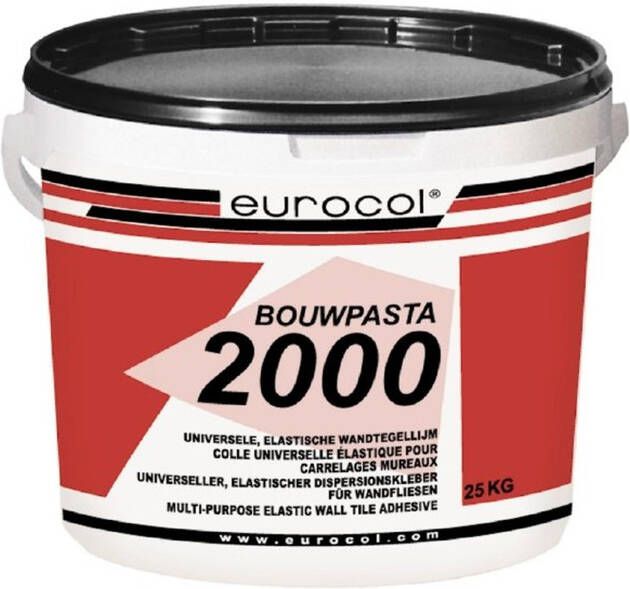 Eurocol Bouwpasta 2000 tegelpastalijm emmer a 8 kg. 1020569