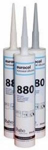 Eurocol 880 Euroseal siliconen sanitairkit 310 ml transparant grijs