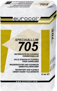 Eurocol 705 Speciaal tegelpoederlijm zak 5 kg grijs