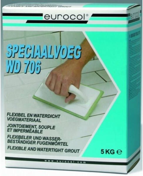 Eurocol Wd voegmortel doos a 5 kg. antraciet 70632