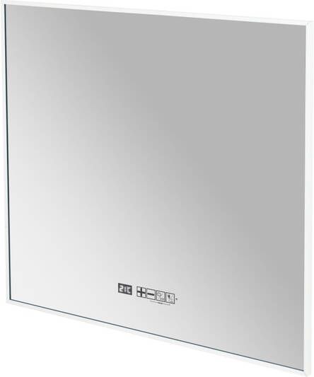 Eurom Sani 600 Mirror Infraroodpaneel met spiegel 100x70cm LED verlichting WiFi 600 watt mat wit 350722