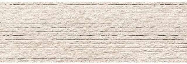 Fap Ceramiche Nobu wandtegel 25x75cm gerectificeerd Natuursteen look White mat (wit) SW07314690