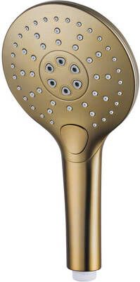 Fortifura Calvi Handdouche ø12cm rond 3 standen Geborsteld Messing PVD (Goud) SW799449