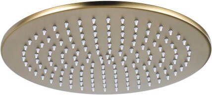Fortifura Calvi Hoofddouche 30cm rond 6mm Geborsteld Messing PVD (Goud) SW1139122