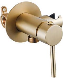 Fortifura Calvi Mengkraan Bidet met handdouchehouder geborsteld messing SW1236931