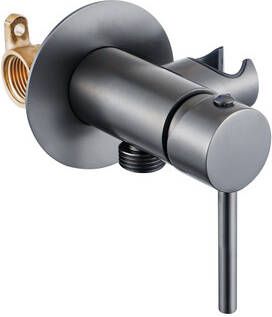 Fortifura Calvi Mengkraan Bidet met handdouchehouder gunmetal SW1236932