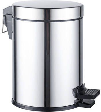Fortifura Calvi pedaalemmer 5 liter rond chroom SW1111576