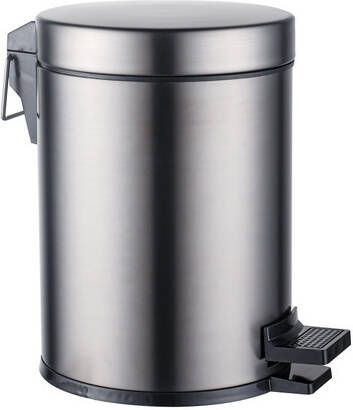 Fortifura Calvi pedaalemmer 5 liter rond Geborsteld Gunmetal PVD SW1111580