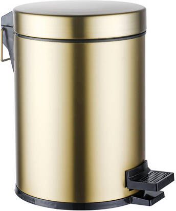 Fortifura Calvi pedaalemmer 5 liter rond Geborsteld Messing PVD (Goud) SW1111579