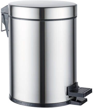 Fortifura Calvi pedaalemmer 5 liter rond Geborsteld RVS PVD (RVS) SW1111578