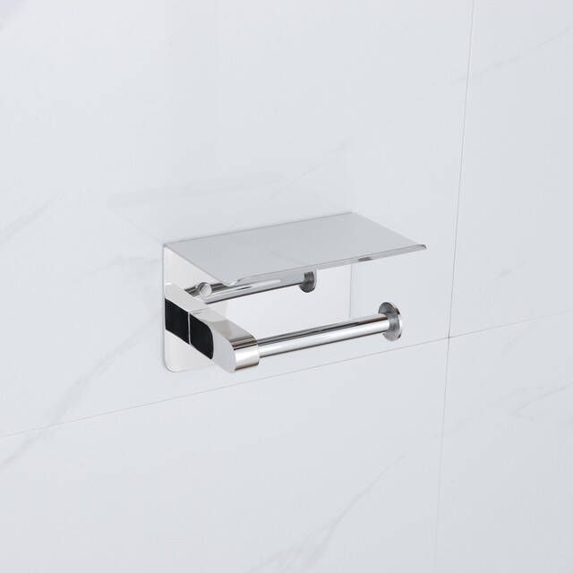 Fortifura Calvi toiletrolhouder met plateau chroom SW1183056