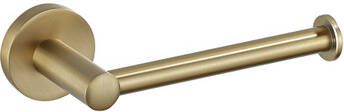 Fortifura Calvi toiletrolhouder reserverolhouder zonder klep rond PVD Geborsteld messing (goud) SW639941
