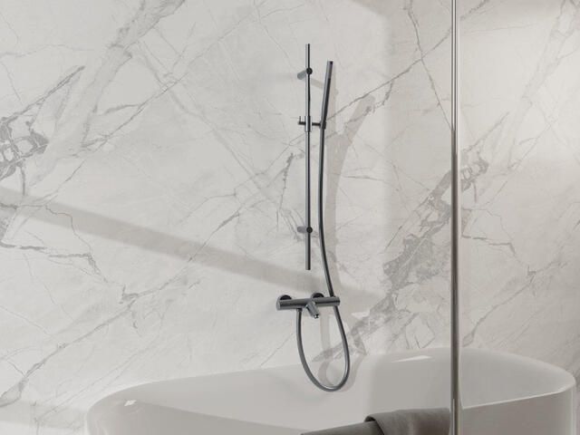 Fortifura Calvi Glijstang 90cm glijstuk Geborsteld Gunmetal PVD SW767491