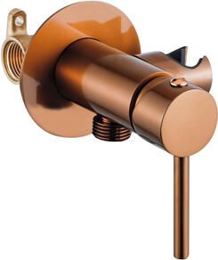 Fortifura Calvi Mengkraan Bidet met handdouchehouder geborsteld koper SW1236933