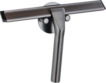 Fortifura Galeria Glaswisser houder 22cm Geborsteld Gunmetal PVD NBR_SS_wipper_GM