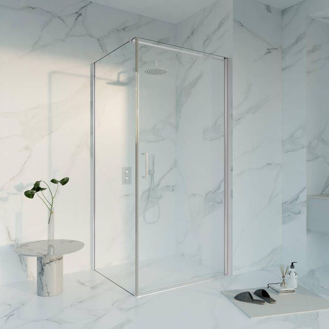 Fortifura Galeria Douchecabine 90x100x200 Profiel veiligheidsglas anti kalk chroom SW1122485 SW797915 SW797904