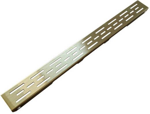 FortiFura Galeria Douchegootrooster 100cm messing PVD Grid-A06-100-GLD