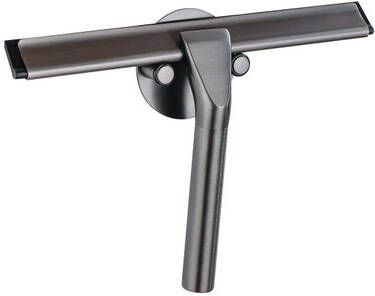Fortifura Galeria Glaswisser houder 22cm Geborsteld Gunmetal PVD NBR_SS_wipper_GM