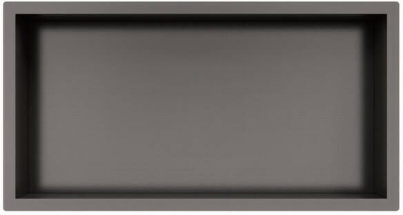 Fortifura Galeria Inbouwnis 30x60x7cm Geborsteld Gunmetal PVD SW891057