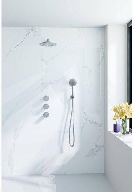 Fortifura Nebbio Regendoucheset inbouwkraan inbouwdeel wandaansluitbocht doucheslang metaal ronde handdouche 35cm wandarm ronde hoofddouche geborsteld RVS PVD (RVS) SW1183066 SW1183079 SW542645 SW706208 SW799447 SW7