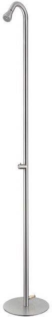 Fortifura Outdoor Verplaatsbare Buitendouche RVS 316 tuinslang aansluiting PVD Geborsteld RVS ML9018-SS_2