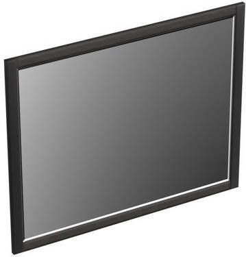 Forzalaqua Gela 2.0 spiegel 100x80cm Rechthoek zonder verlichting met frame Massief Eiken Black oiled 8070170