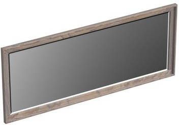 Forzalaqua Reno 2.0 spiegel 100x80cm Rechthoek zonder verlichting met frame Massief Eiken Silver Grey 8071760